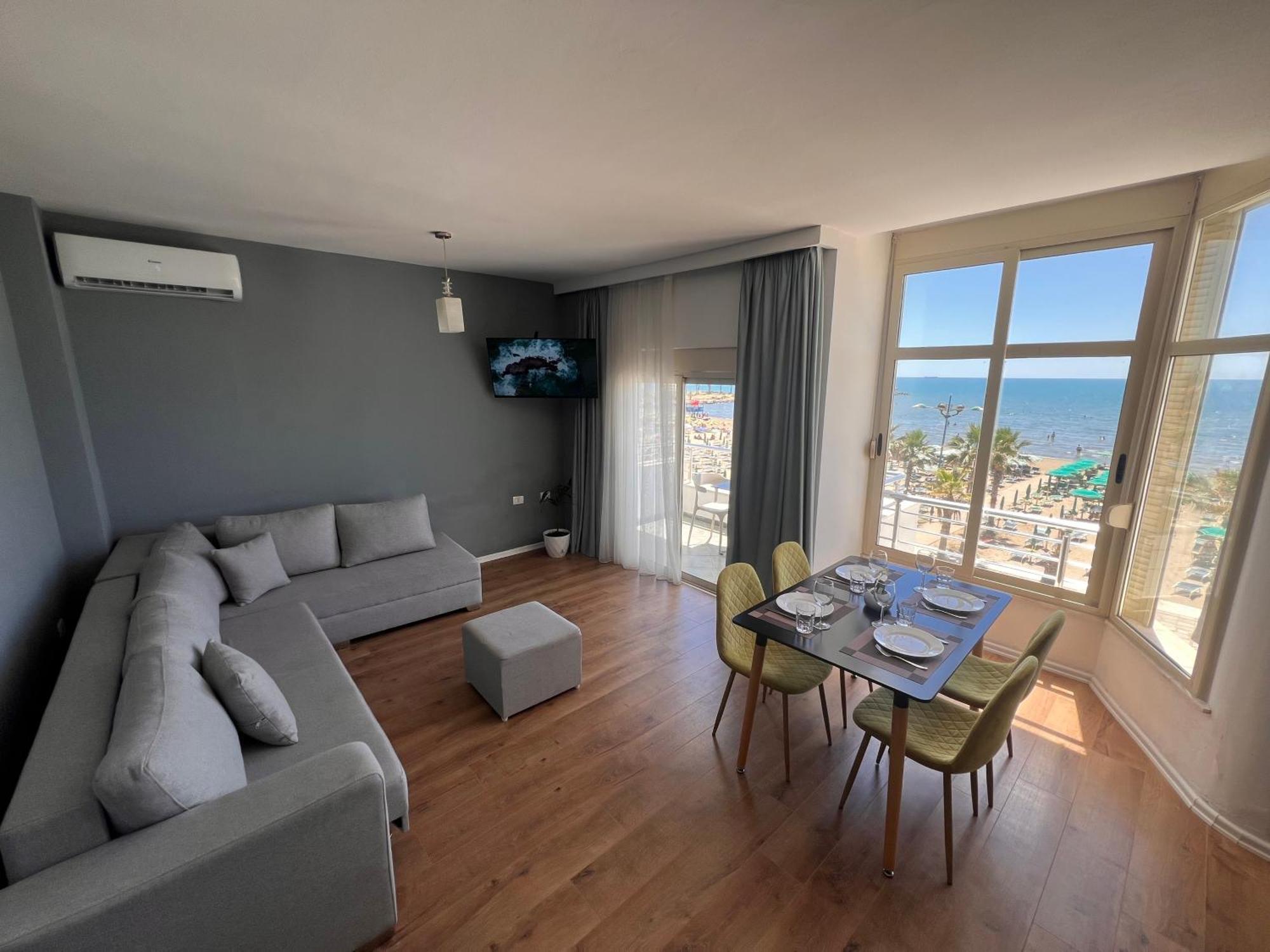 Wave Beachfront Apartments ดูร์เรส ภายนอก รูปภาพ
